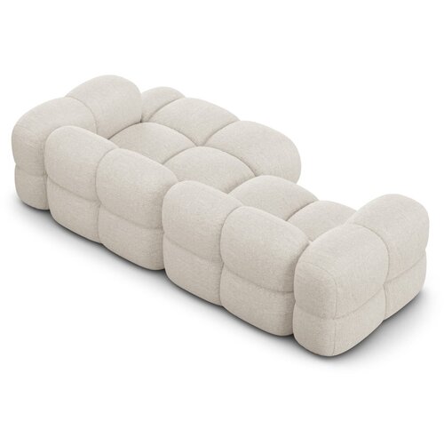 Cosmopolitan Design Bež kotna sedežna garnitura (desni kot/z ležalnikom) Loretto &amp;ndash; Slike