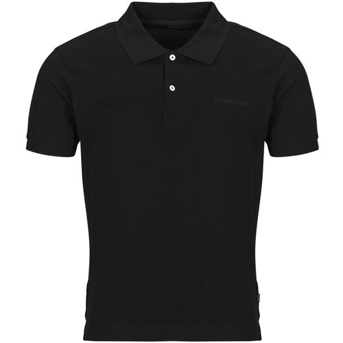 Guess Polo majice kratki rokavi SS EMBRO LOGO POLO Črna Slike