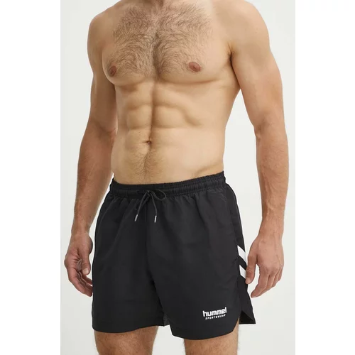 Hummel Kratke hlače za kupanje hmlNED SWIM SHORTS boja: crna, 227641