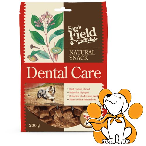 Sam's Field Natural Snack Dental Care 200g, Dentalne Poslastice Za Pse Slike