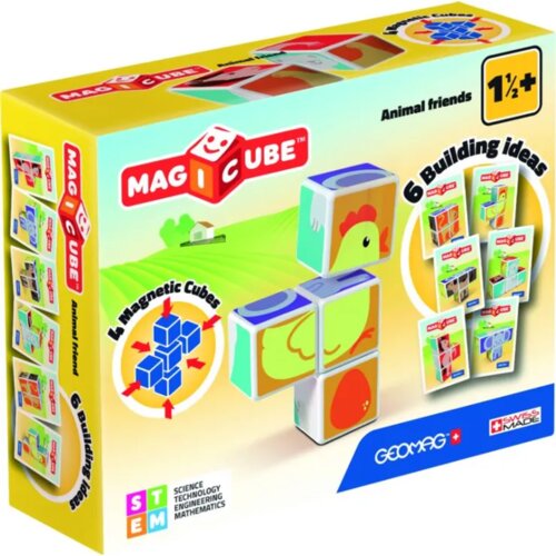 Geomag Magicube priča Prijatelji životinja + kartice, 7 kom Cijene