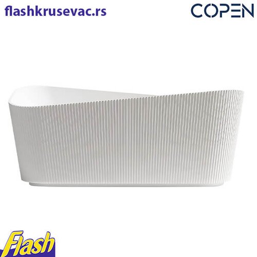 Copen Samostojeća kada - Copen BRIGITTE - 170x75x55cm mat bela Cene
