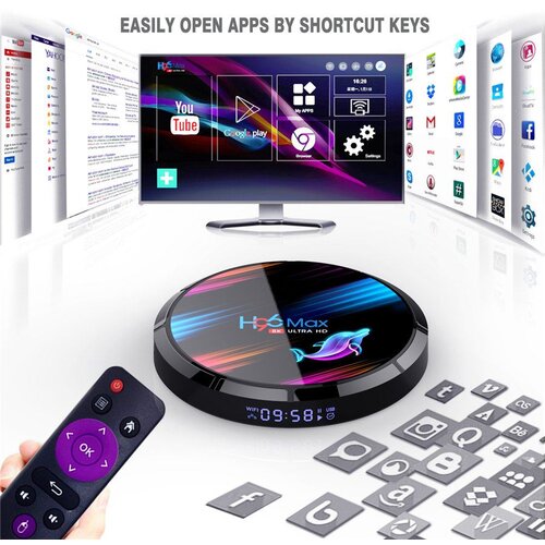 RIFF H96 MAX X3 Smart TV Box Amlogic S905X3 4Gb + 32Gb, (21155132) Cene