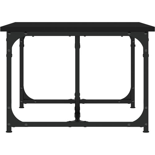  Stolić za kavu crni 90x50x35 cm od konstruiranog drva Slike