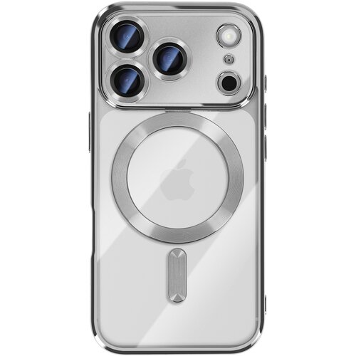 AVIZAR Ovitek za iPhone 17 Pro Max, združljiv z MagSafe, s kromiranim robom, Srebrna, (5000189544) Cene