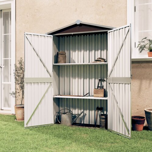 The Living Store Vrtna lopa rjava 116x45x175 cm pocinkano jeklo - Vrtna Lopa, (21751391) Cene