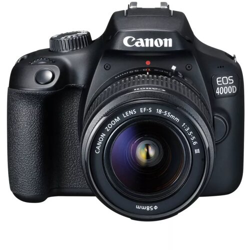 Canon EOS 4000D + 18-55mm DC III Cene