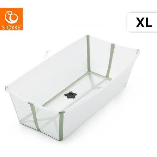 Stokke flexi bath (sklopiva kadica) x-large - transparent green ( 535904 ) Cene