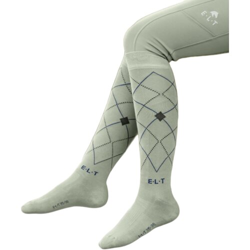 ELT Jahalne nogavice Argyle, sage - 39-42 Slike