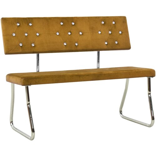VidaXL Klop 110 cm rjav žamet, (20770493) Slike