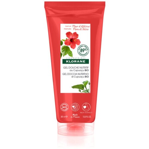 Klorane Cupuaçu Bio Fleur d'Hibiscus hranilni gel za prhanje 200 ml Cene