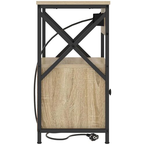  Noćni ormar Sonoma hrast 40 x 31 x 60 cm Konstruirano drvo Slike