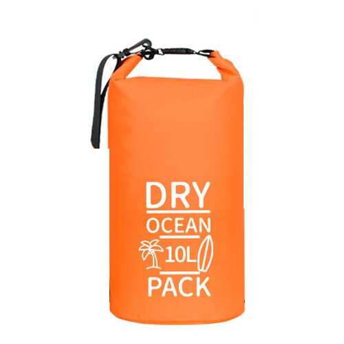 INF Oranžna vodoodporna torba - 10L suha torba za ramo Orange, (22107862) Cene