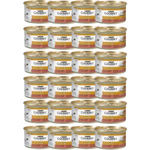 Purina gourmet Gold Pa&amp;scaron;teta za mačke Jagnjetine i Pačetine, 85g, 24 komada Slike