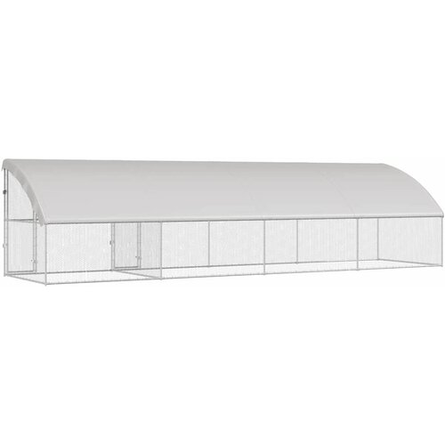  Kavez za piliće 4 kom. Srebrna 800 x 200 x 200 cm Slike