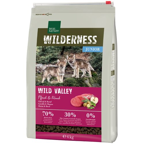Real Nature Wilderness Junior konjetina i govedina 4 kg Cijene