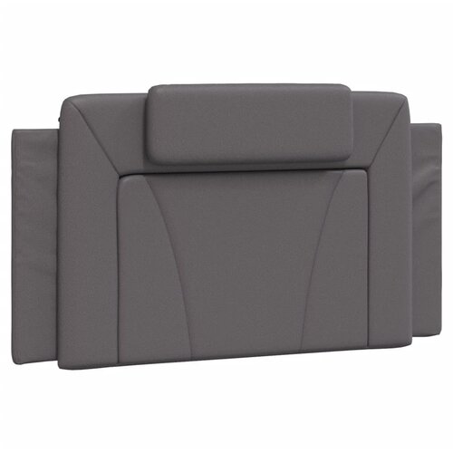 VidaXL Vzglavna stranica siva 100 cm umetno usnje, (21048535) Slike