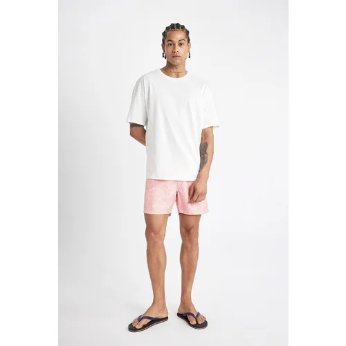 Defacto Patterned Short Swim Shorts