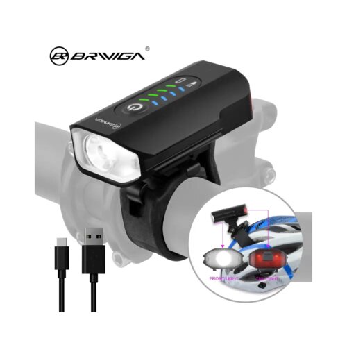  Svjetlo BRIVIGA aku-USB prednje na volan LW-F500-Mount Set Slike