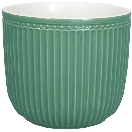 Green Gate zelena keramička tegla za cvijeće alice, &amp;oslash; 14 cm Slike