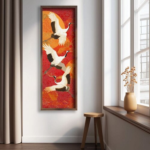 WALLXPERT LAC160-120 Multicolor Decorative Framed MDF Painting Cene