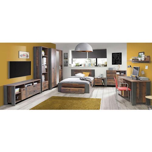 Premium Living nočna Omarica Baghira, Rjava, Temno Siva Slike