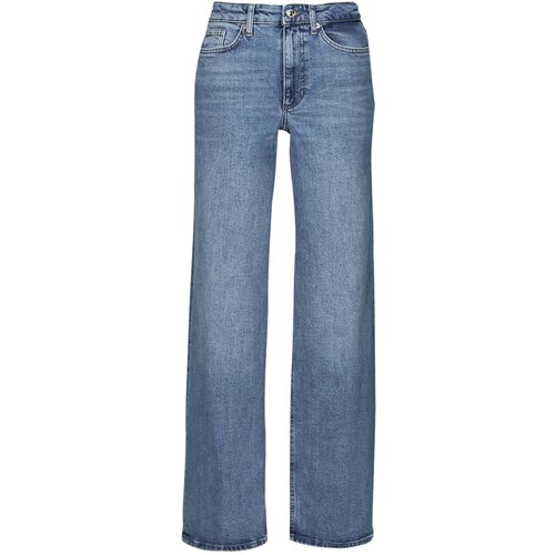 Only Jeans flare ONLJUICY HW WIDE LEG REA365 Modra Slike