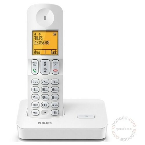 Philips D4001W/53 bežični telefon Slike