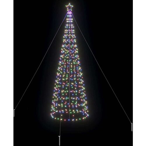 VidaXL LED božićno drvce s 800 LED svjetlima &amp;Scaron;areni 400 cm Željezo Slike