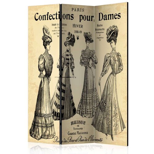  Paravan u 3 dijela - Confections pour Dames [Room Dividers] 135x172 Cijene