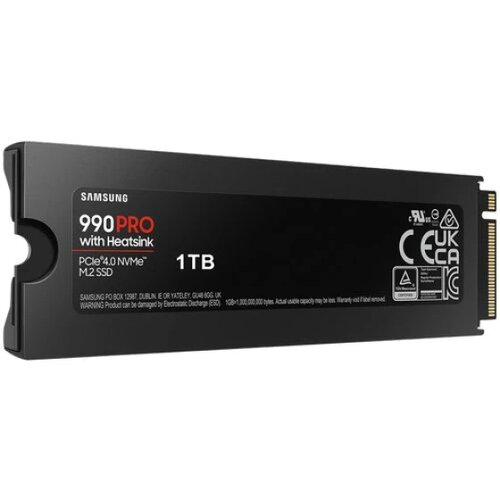 Samsung SSD 990 PRO Series 1TB M.2 PCIe r7450MB/s w6900MB/s s chladiom Slike