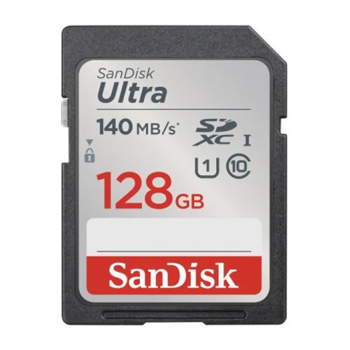 San Disk Mem.Kartica SDXC 128GB Ultra 140MB/s Class 10 UHS-I Cene