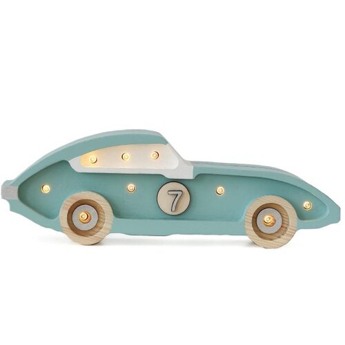 Little Lights stolna svjetiljka TRKAĆI AUTO MINI - plava Cijene