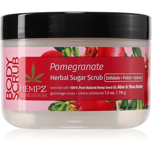 HEMPZ Pomegranate piling za tijelo 176 g Slike