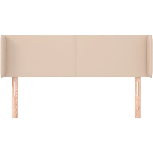  Uzglavlje s u&amp;scaron;ima boja cappuccina 147x16x78/88 cm umjetna koža Slike