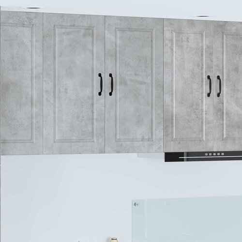  Ormar za Zid Betonski sivi 80 x 31 x 80 cm Konstruirano drvo Cene