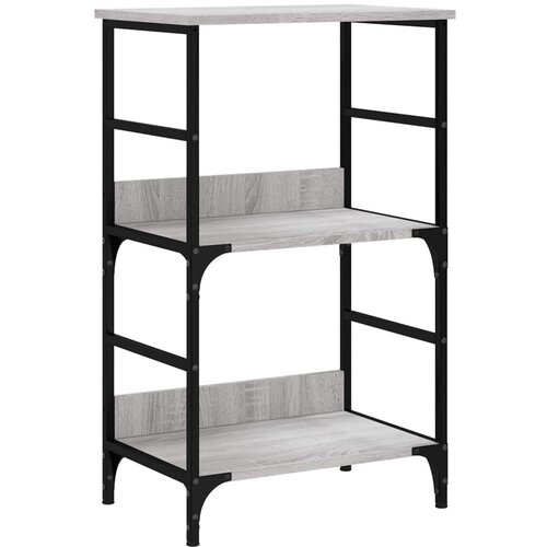 Maison Chic Knjižna omara - Knjižna polica - Knjižni regal siva sonoma 50x33x82 cm inženirski les, (21723325) Slike
