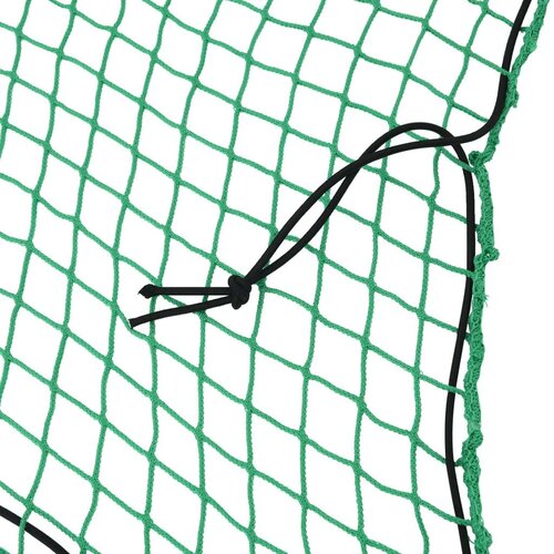 VidaXL Mreža za prikolicu s elastičnim užetom zelena 3x1,65 m PP Slike