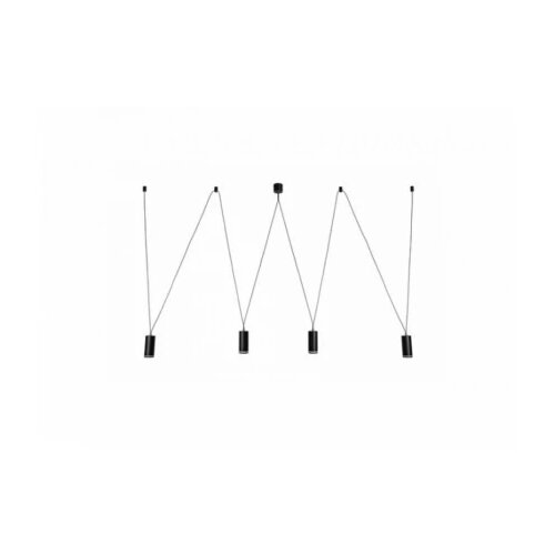 Rabalux Visilica Senobia GU10 4X MAX 5W crna (73038) Slike