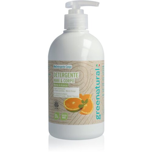 Greenatural Liquid Soap tekući sapun za ruke i tijelo Mint and Orange 500 ml Slike