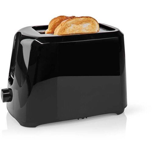 Nedis Toaster z 2 režama in 6 stopnjami pečenja 700W, Črna, (5000277367) Slike