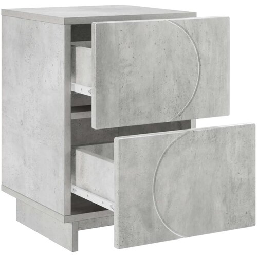  Noćni ormar Betonska siva 33 5 x 34 5 x 50 cm Konstruirano drvo - Betonska siva 1 Slike