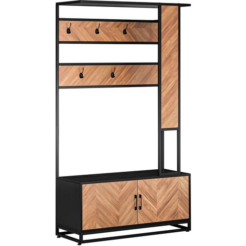 SoBuy Vhodna omara s klopjo Hanger 100x40x180cm FSR194-N, (22108594) Cene