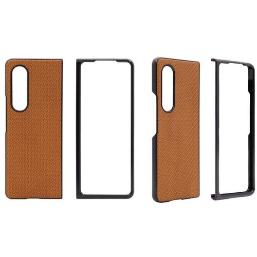 Chameleon Okrasni pokrovček (81) za Samsung Galaxy Z Fold 3 5G, rjav Cene
