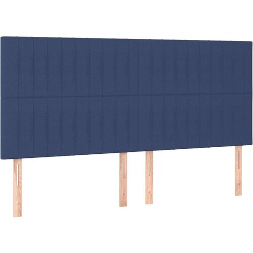 vidaXL Krevet s oprugama i madracem plavi 160x200 cm od tkanine Cijene