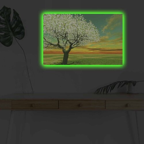 WALLXPERT Multikolorna dekorativna LED slika na platnu Cene