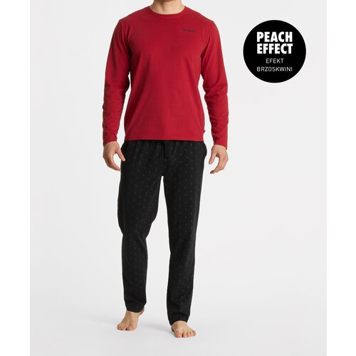 Atlantic Men's pyjamas - black/red Cene