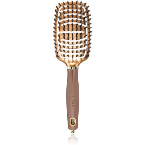 Olivia Garden Expert Flex ravna četka s čekinjama divlje svinje Gold&amp;amp;Brown 1 kom Slike