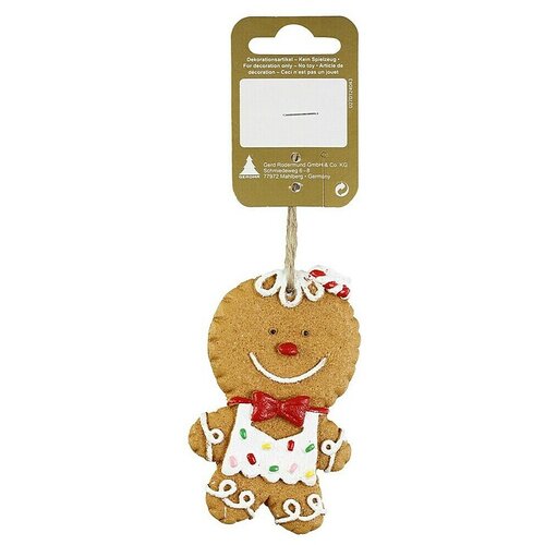  dekorativni privjesak medenjak (d x š: 10 x 5,5 cm, poliesterska smola) Cijene