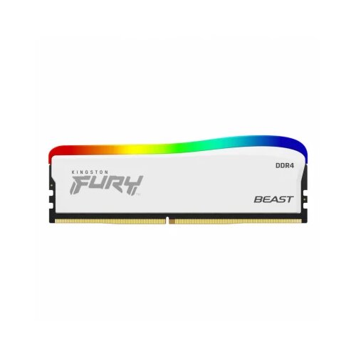 Kingston memorija 16GB/DIMM/DDR4/3200MHz/CL16/FURY beast white rgb se Slike